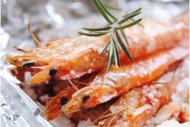 迷迭香海盐烤虾的做法大全_迷迭香海盐烤虾的家常做法怎么做好吃