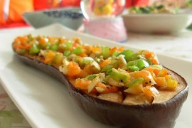 黑椒蒜香烤茄子的做法大全_黑椒蒜香烤茄子的家常做法怎么做好吃