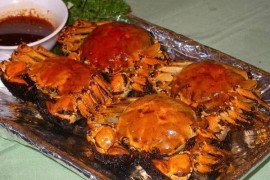 虾酱烤毛蟹的做法-杭州烧烤培训班